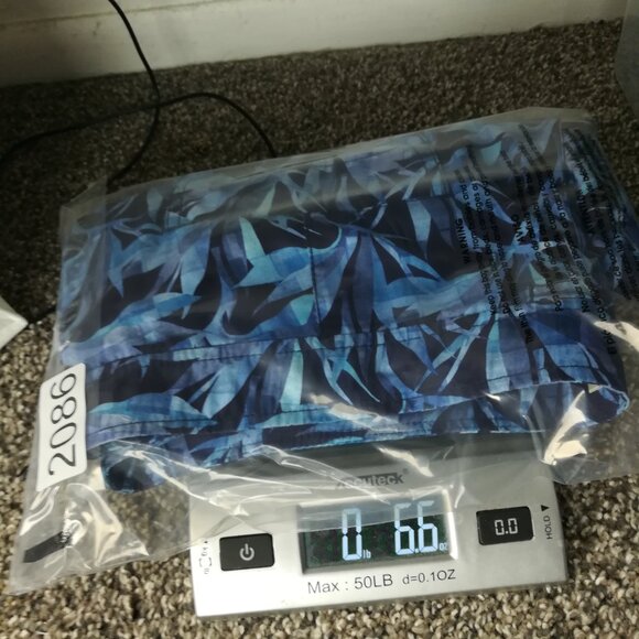 Onia Swim Trunks Floral Calder 7.5" Lined Board Shorts Blue Mens Size 34 - Picture 9 of 9